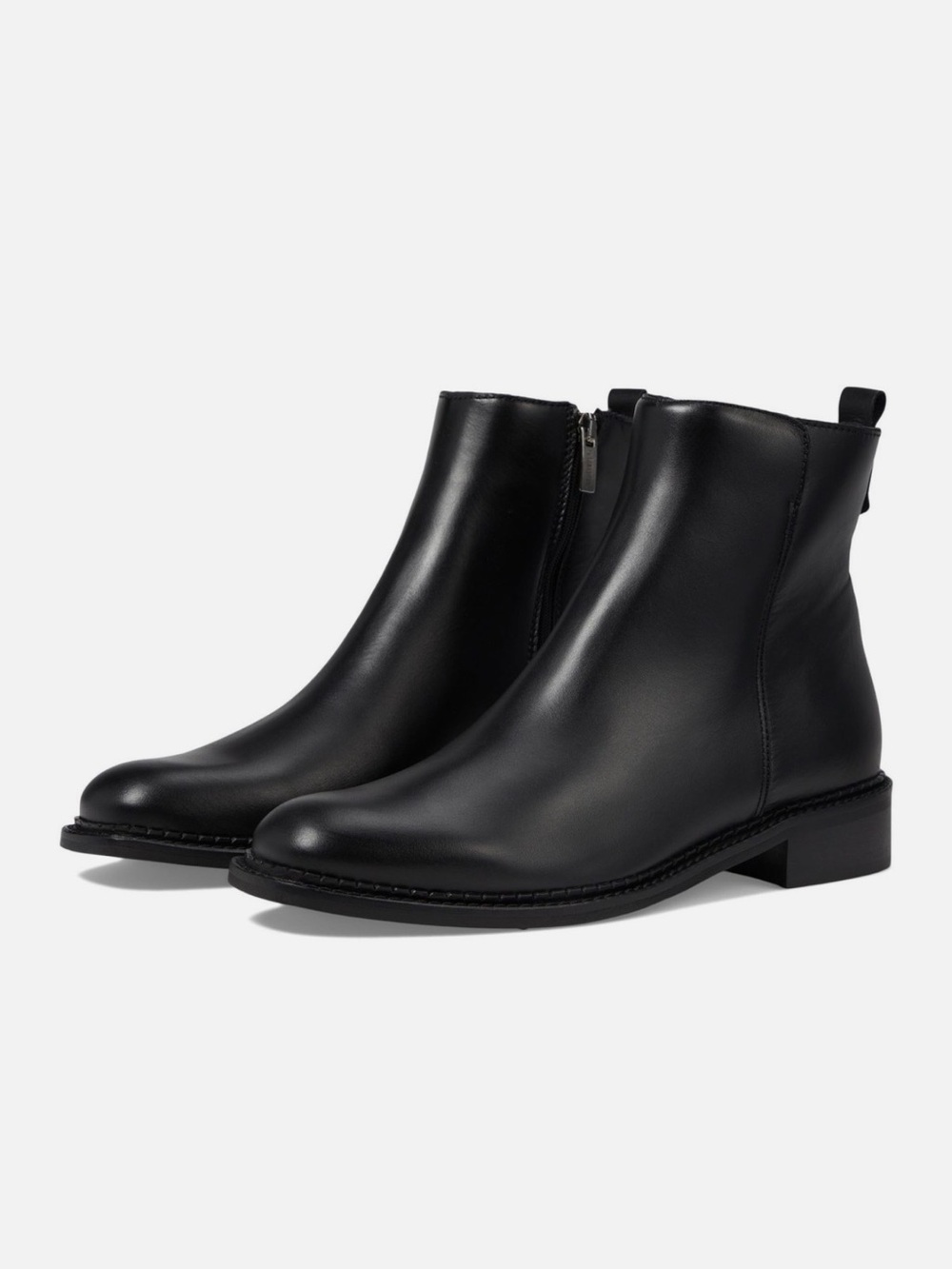 La Canadienne Sawyer Black Leather Ankle Boots Size 9